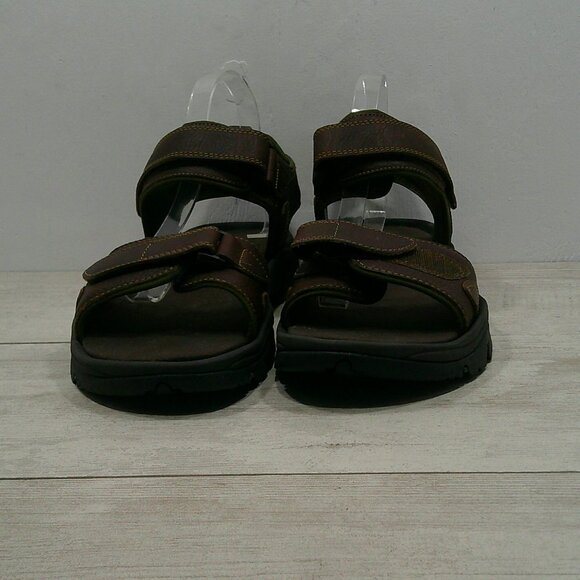 Rockport Men\'s Rocklake Brown Conag Brown Leather Sport Sandals Size 13 M main image 4